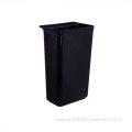 3 Shelf Plastic Hand Service Trolley For Restaurant